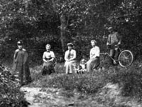 Bild tagen i Frostbrunnsdalen före 1914.